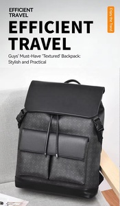 Sac à dos pour ordinateur portable avec fermeture éclair, coussin d'air, grande capacité 36-59L, pour le bureau et les voyages, durable, personnalisable, imperméable - Product Image 5