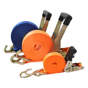 Sangle de fixation de cargaison robuste 50mm x 10m avec limite de charge de 5000kg et boucle à cliquet en acier - Product Image 3