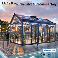 Sistema de Acristalamiento para Terrazas de Aluminio OEM Yeyon 2026 para Agencias Profesionales de Ventanas, Casas de Cristal Residenciales y Exteriores