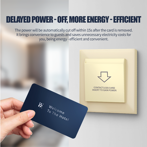 אנרגיה חשמלית שומר חכם חדר מלון כרטיס כוח מתג עמיד למים מגע עמיד למים לוח אנרגיה חיסכון כרטיס מפתח מתג עבור - Product Image 4