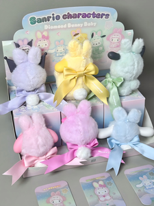 Venta al por Mayor de Cajas Misteriosas Coleccionables de la Serie Diamond Bunny Baby de los Personajes de Sanrio, KUROMI y <span class=keywords><strong>My</strong></span> <span class=keywords><strong>Melody</strong></span> - Product Image 4