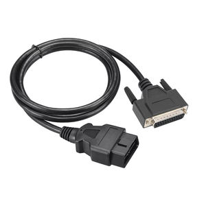맞춤형 자동차 16Pin OBD2/OBD 2 암수 <span class=keywords><strong>DB25</strong></span> 커넥터 어댑터 OBDII to DB 25 핀/25 핀 와이어 케이블 4 피트/미터 - Product Image 1