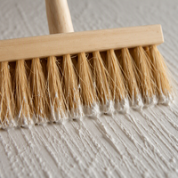 Brosse de balayage en sisal naturel pour plafond, idéale pour le nettoyage de la poussière de la plâtre, la préparation à la peinture