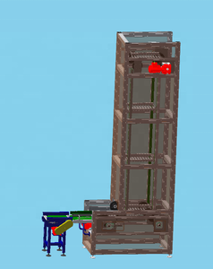 เครื่องลำเลียงกระดาษแข็งแนวตั้ง, เครื่องยกสินค้าขนาดใหญ่, เครื่องลำเลียงยกพาเลทแนวตั้ง - Product Image 5