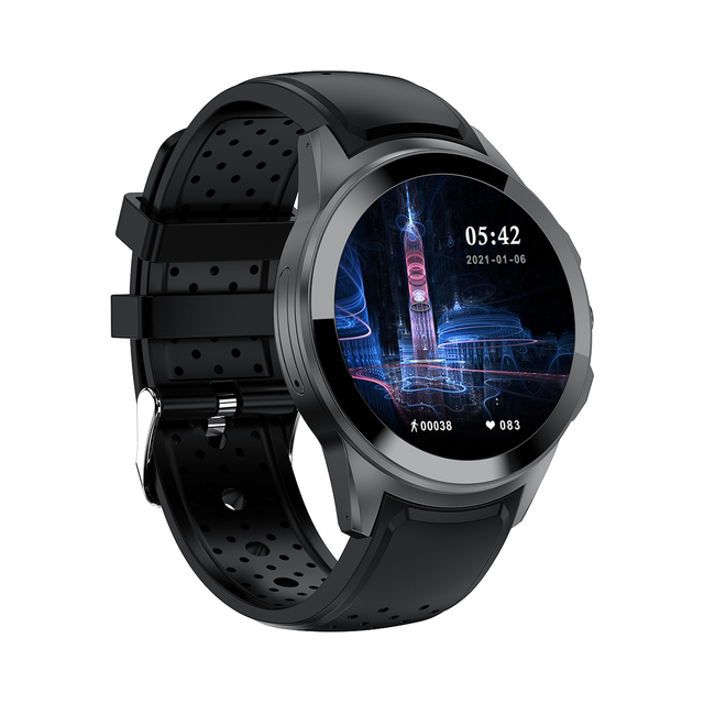 Linwear Android Watch Lt10 Dual SIM Card Smart Watch GPS Navigation Remote Control IP68 Waterproof AMOLED Display 500mAh Battery