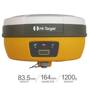 جهاز استقبال <span class=keywords><strong>Hi</strong></span> <span class=keywords><strong>Target</strong></span> <span class=keywords><strong>V30</strong></span> Plus <span class=keywords><strong>GPS</strong></span> GNSS التفاضلي بدقة 2 مم، مقاوم للماء IP67، ثنائي التردد، مدى 10 كم، للمسح الجغرافي GNSS <span class=keywords><strong>RTK</strong></span> - Product Image 4