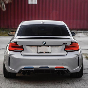 Alerón Trasero de Fibra de Carbono Estilo MP Sin Perforaciones para <span class=keywords><strong>BMW</strong></span> M2 F87 F22 Serie 2 Coupé 2014-<span class=keywords><strong>2018</strong></span> - Product Image 2