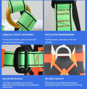 Arnés de Seguridad Ajustable para Trabajos en Altura, Rescate, Espeleología, Rappel, Protección Corporal Completa, Protección de Cintura para Escalada - Product Image 5