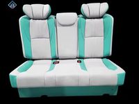 Canapé-lit de luxe pour voiture, utilisé pour la conversion de véhicules avec fonction coulissante et accoudoir central, sièges couchants pour bus