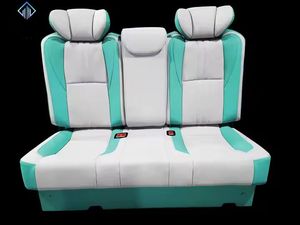 Asiento de Coche de Lujo Convertible en Sofá Cama con Función Deslizante y Reposabrazos Central, Asientos para Dormir en Autobús - Product Image 4