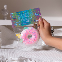 Jouet Squishy Donut Personnalisé Fait Main à Remontée Lente, Jouet Sensoriel Anti-Stress Nouveauté à Presser pour Enfant, Ami, Cadeau Anti-Stress, Porte-clés