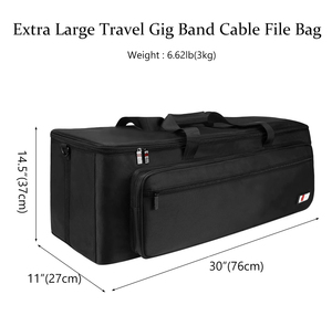 Bolsa de Transporte para Controlador de DJ con Compartimentos Desmontables y Acolchados, Bolsa para Cables de DJ, Bolsa Personalizada para Equipos de DJ - Product Image 6