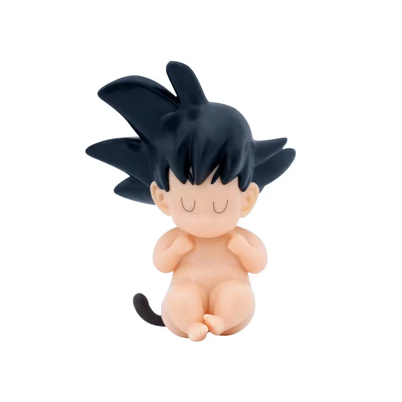 Anime Dragon Childhood Mini Bath Light Ass Handuk Mandi Sun Goku Baby Action Figure Boneka Model Anime