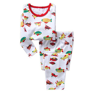 Wholesale New Item 100% Cotton Children Clothing China Fashion Cartoon <b>Kids</b> <b>Pjs</b> Sets Unisex Children Printed Pyjamas - Product Image 2