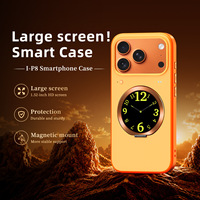 Étui de luxe pour smartphone iPhone 18 17 Pro Max avec support magnétique, coque de protection multifonctionnelle ronde pour écran tactile