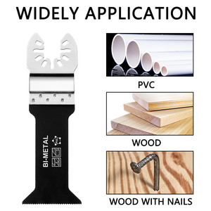 1-Pack phổ bi-kim loại dao động công cụ đa công cụ Lưỡi cưa cắt trên Gỗ vách thạch cao Nhựa kim loại gỗ với móng tay - Product Image 3