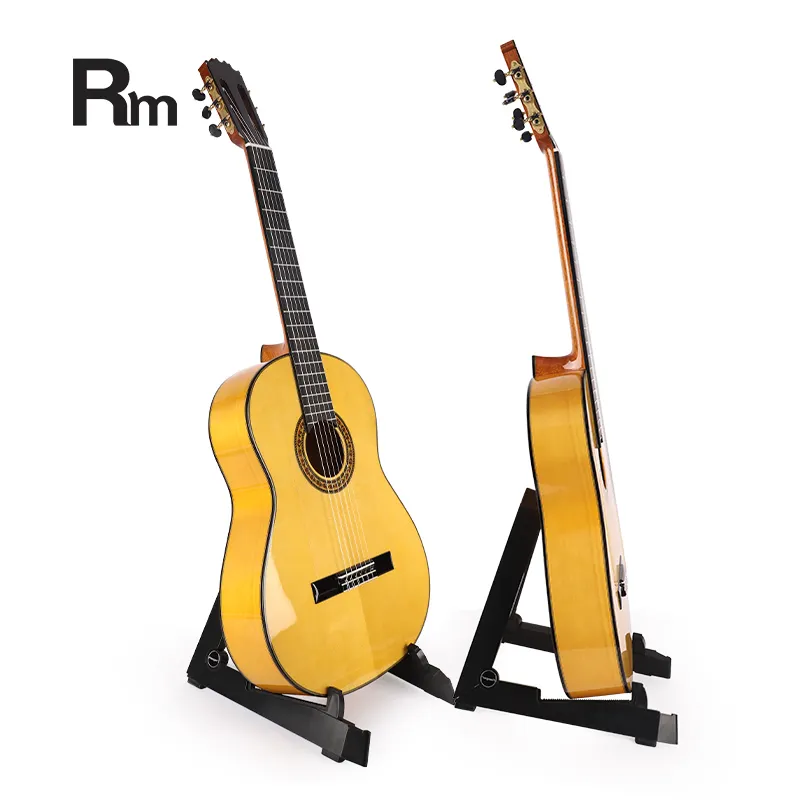 Customized 39 Inch Classical Wooden Guitar For Sale Manufacture Display Barrel Shape Solid Spruce Top Acoustic Guitar