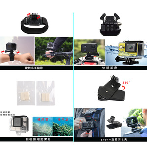 ชุดอุปกรณ์ติดตั้งกล้องแอคชั่น 58 in 1 แบบถอดเร็ว สำหรับ GoPro Dji A8 อุปกรณ์เสริมกล้องกีฬา พร้อมขาตั้งกล้อง สายรัดหน้าอก และอุปกรณ์ยึดหมวกกันน็อค - Product Image 4