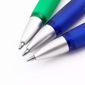 Promotion Cheap Retractable Roller Ballpoint <b>Pen</b> with Rubber Grip Custom Printing Logo for Students Writing Stationery Business - Product Image 4