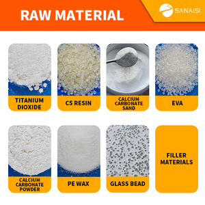 İnşaat titreşimli hat uygulama sprey yöntemi için dışbükey sıcak eriyik termoplastik yol işaretleme boyası - Product Image 2