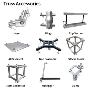 Support de scène d'éclairage DJ en aluminium avec plaque de base Tour pour les stands d'exposition Truss Displays - Product Image 5