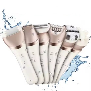 Balle de massage multifonctionnelle 6 en 1 pour le visage Brosse faciale électrique pour enlever les peaux mortes, les aisselles et les jambes Outil de beauté - Product Image 1