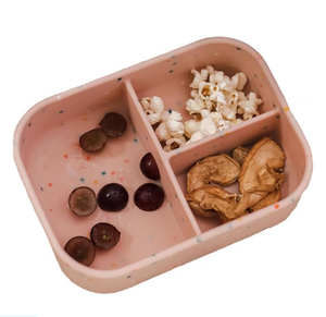 Loncheras Bento de Silicona de Grado Alimenticio de Alta Calidad DZ, Aptas para Microondas, con 3 Compartimentos, Contenedor de Almuerzo Portátil para Niños y Recién Nacidos - Product Image 2