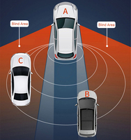Capteur radar à micro-ondes extérieur de voiture Puce Pcb mm Wave 79g Alarme Automobile Vitesse Mouvement Présence Détecteur de proximité radar