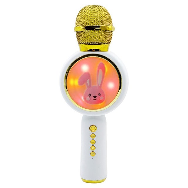 X6 Cute Rabbit Kids Microphone Voice Changing TWS Karaoke Mic