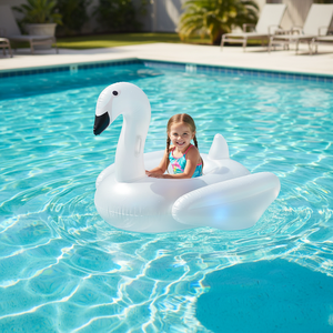 Flamant rose gonflable en PVC durable pour piscine et mer - Couleur et taille personnalisées - Épaisseur 0,3 mm - Logo personnalisé - Utilisation commerciale pour adultes - Product Image 4