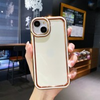 Coque de téléphone portable en PC électroplaqué coloré, d'origine usine, pour iPhone 11 12 13 14 15 16 17 18 Pro Max