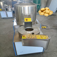 Automatische groentemachine, aardappelwas-, schil- en snijmachine fabrikant