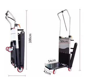 電動階段登山トロリー折りたたみ式ポータブルプラットフォームハンドトラック1200Wモーター付き家庭用 - Product Image 4
