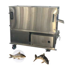 Máquina automática para desentrañar pescado / Máquina para abrir la espalda del pescado / Máquina para limpiar el intestino de sardinas - Product Image 4