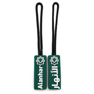 YYX Custom Soft Pvc Zipper Pull Ropa Caucho Plástico Cordón de goma Tiradores de cremallera - Product Image 2