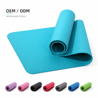 Tapete de Yoga Personalizado, Tapete de Yoga NBR Extra Grueso, Tapete Acolchado para Marca Privada, Venta al por Mayor, Clases de Gimnasio y Entrenamiento de Recuperación