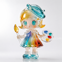 Sculpture de personnage de dessin animé en fibre de verre personnalisée, statue décorative d'art extérieur pour centre commercial, parc, place publique