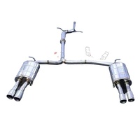 Système d'échappement JYD pour AUDI A4 A5 B8 2.0T Catback Tips Performance Ss304 Catback Electronic Valve