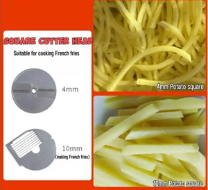 Machine à Trancher les Légumes Frais Portable de Haute Qualité, Nouvelle, Électrique, Automatique, Lames en Acier Inoxydable, 5 Pièces, pour la Maison - Product Image 5