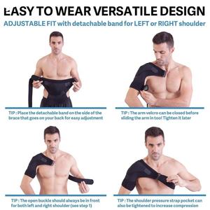 Supporto per spalla in Neoprene traspirante per polsino del rotatore lussato AC <span class=keywords><strong>Joint</strong></span> <span class=keywords><strong>Labrum</strong></span> dolore alla spalla spalla manica a compressione - Product Image 2