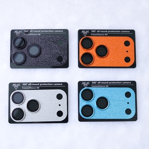 Protector de Lente de Cámara 2.5D con Anillo, en Azul, Verde Azulado y Naranja, para iPhone 17 Pro Max - Product Image 4