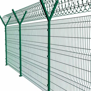 PVC Coated 3D Triangle Bend Welded <b>Wire</b> Fence V Bend <b>Mesh</b> Security Fencing for Garden Villa Outdoor - Product Image 3