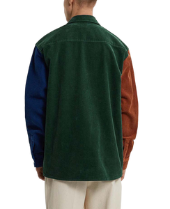 เสื้อเชิ้ตผ้าลูกฟูกแขนยาวสำหรับสุภาพบุรุษแจ็คสำหรับผู้ชายสีเข้าคู่กับ2021 - Product Image 2