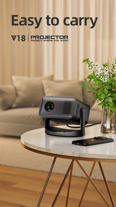 Smart Android 11 Proyector LED LCD portátil 4K Max 1080P BT5.2 WiFi Flip Beamer para cine en casa Cine al aire libre <span class=keywords><strong>U</strong></span>.S. 2G - Product Image 6