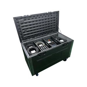Boîtier de câblage de scène en PEHD à verrouillage <span class=keywords><strong>papillon</strong></span> avec cloison mobile, idéal pour les câbles de scène et les pupitres de musique - Vente chaude - Product Image 1