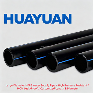 <span class=keywords><strong>Tuyau</strong></span> d'alimentation en eau HDPE PE100, flexible haute pression, polyéthylène haute densité DN20-DN1200 - Product Image 2