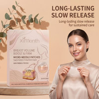 XIMONTH Patchs de Soin des Seins Fins, Respirants, Sans Effet Empiècçant, S'adaptent à la Peau du Sein pour une Esthétique Douce - 10 PATCHS