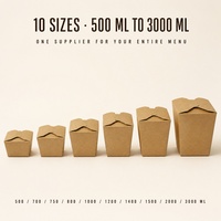Boîte alimentaire personnalisée en papier kraft, jetable, pour plats à emporter, boîte à bento pour le déjeuner, emballage écologique pour sandwichs, pour la livraison en restaurant