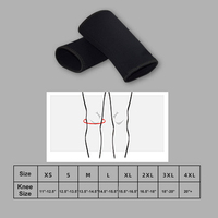 Genouillères en néoprène CR 7MM, genouillères de compression pour la musculation, le crossfit, la gym, le soutien pendant l'entraînement