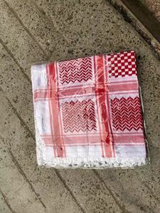 New Arrival Men Shemagh Keffiyeh <strong>Scarf</strong> Arab Palestine <strong>Black</strong> on <strong>White</strong> Kufiya Arafat Hatta Original Brand Polyester Unisex <strong>Scarf</strong> - Product Image 2